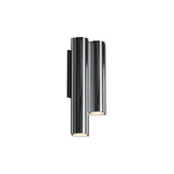 Silo 2WC Wall Light: Downlight + Mirror Polished Aluminum