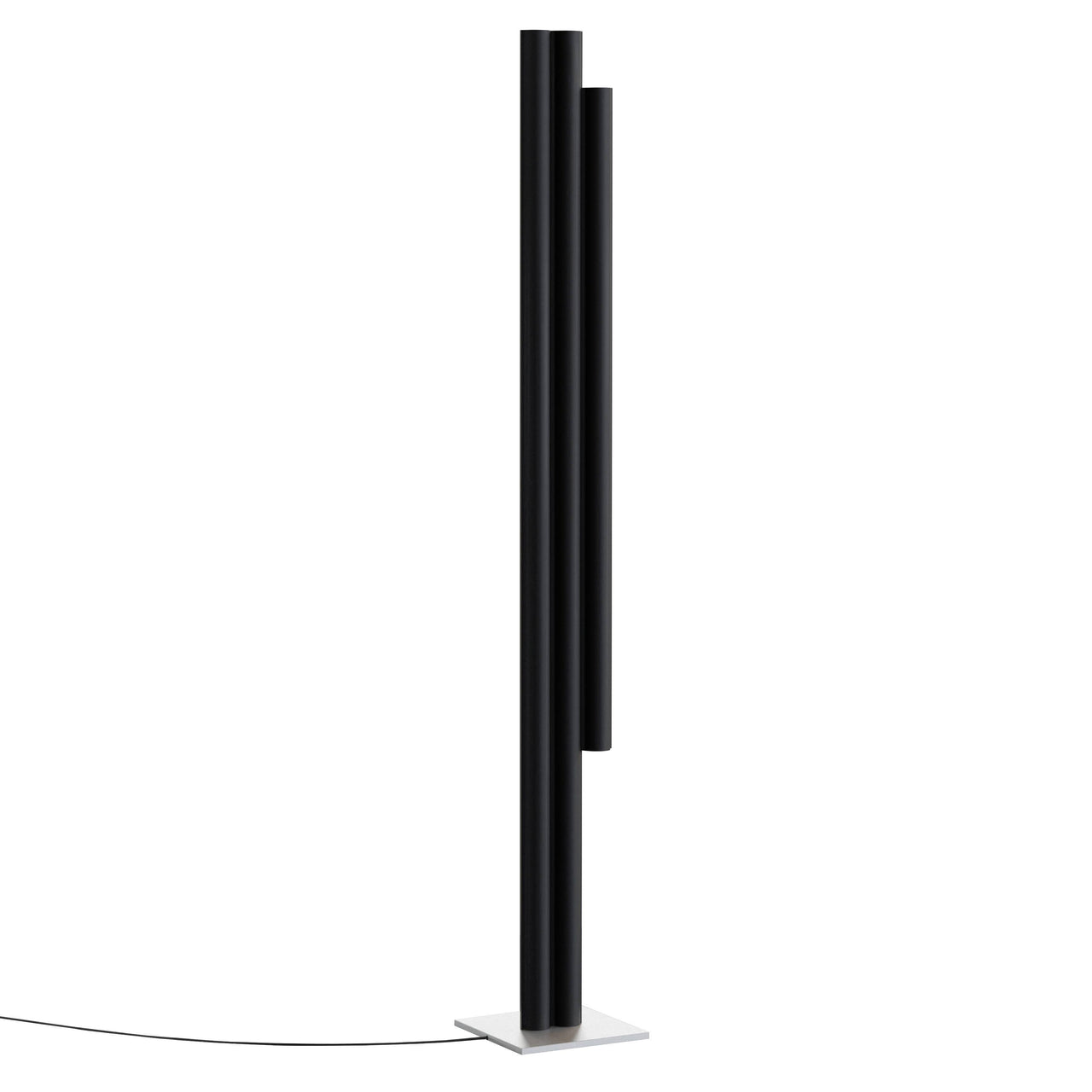 Silo 3FH Floor Light: Textured Black