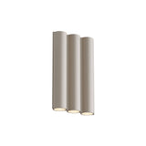 Silo 3WA Wall Light: Downlight + Textured Beige