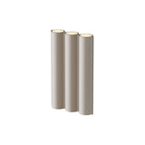 Silo 3WA Wall Light: Uplight + Textured 
 Beige