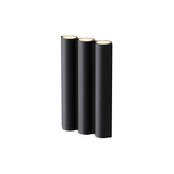 Silo 3WA Wall Light: Uplight + Textured 
 Black