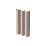 Silo 3WA Wall Light: Uplight + Wrinkled Dusty Pink