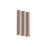 Silo 3WA Wall Light: Downlight + Wrinkled Dusty Pink