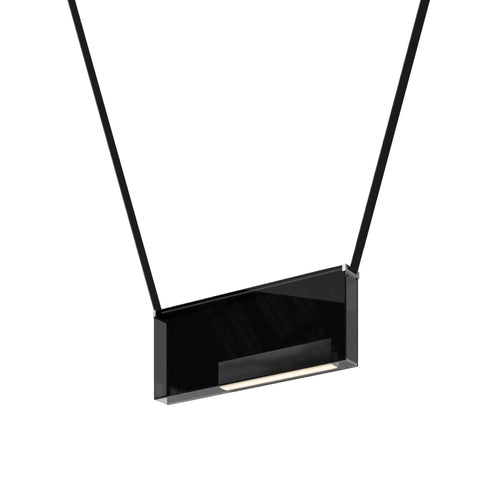 Sainte Atelier 05 Suspension Lamp: Black + Black