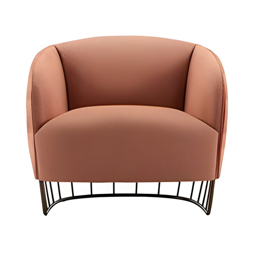 Tonella Soft Armchair: Negro Matt Lacquered