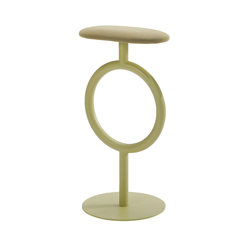 Totem Bar Stool: High + Champagne Matt Lacquered