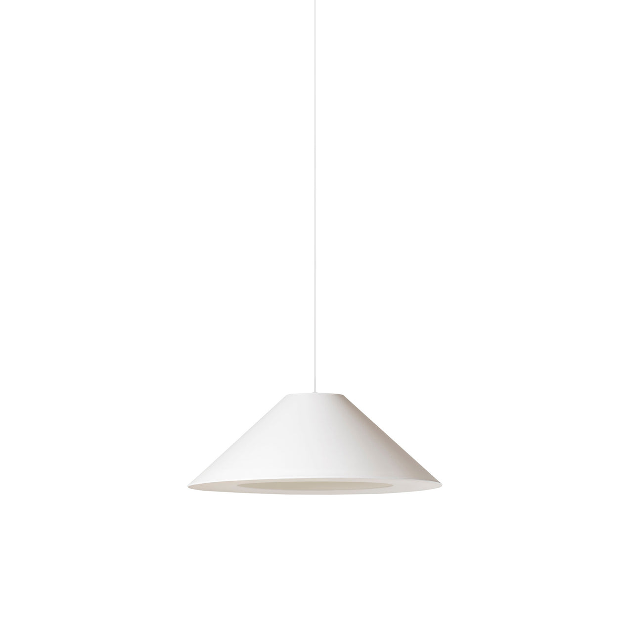 Sísísí Cónicas Planas MT5 Pendant Lamp: White + White