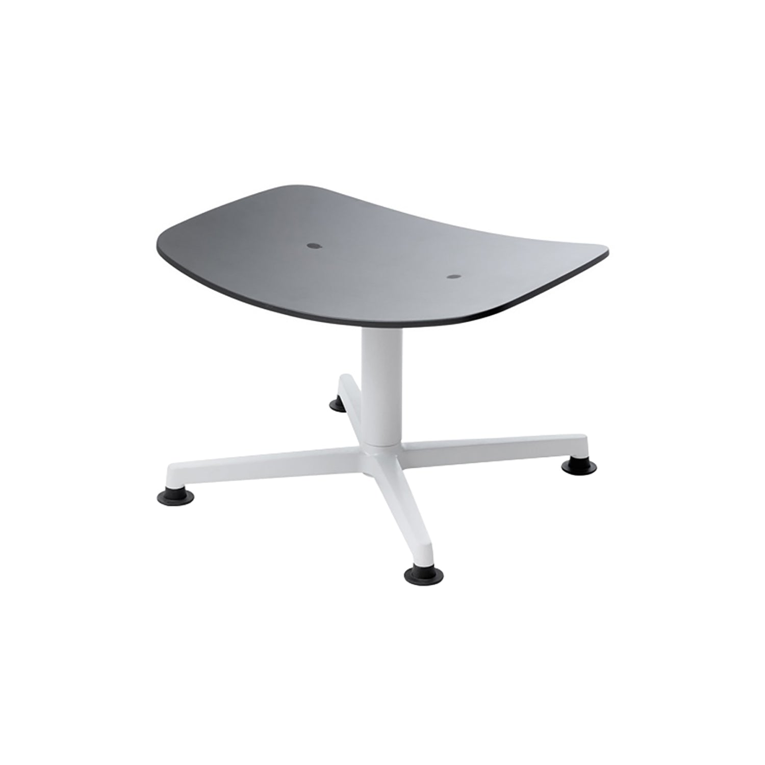 Arba Lounge Chair + Ottoman: Ottoman + Anthracite