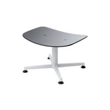 Arba Lounge Chair + Ottoman: Ottoman + Anthracite