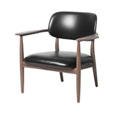 Slow Lounge Chair: Dark Brown Oak