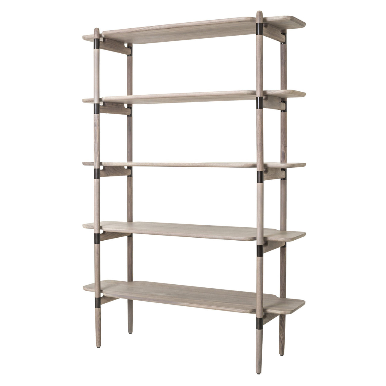Slow Shelf: Soaped Walnut + 5 Shelf