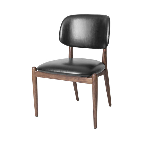 Slow Dining Chair: Dark Brown Oak