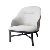 Bund Lounge Chair: Black Oak