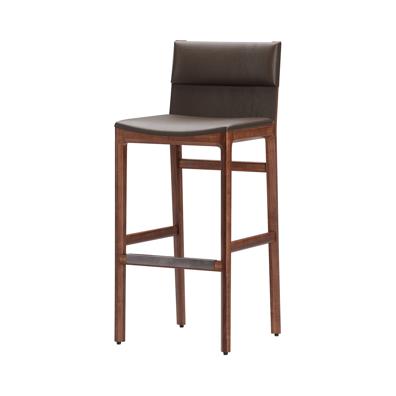 Taylor Bar + Counter Chair: Bar + Natural Walnut