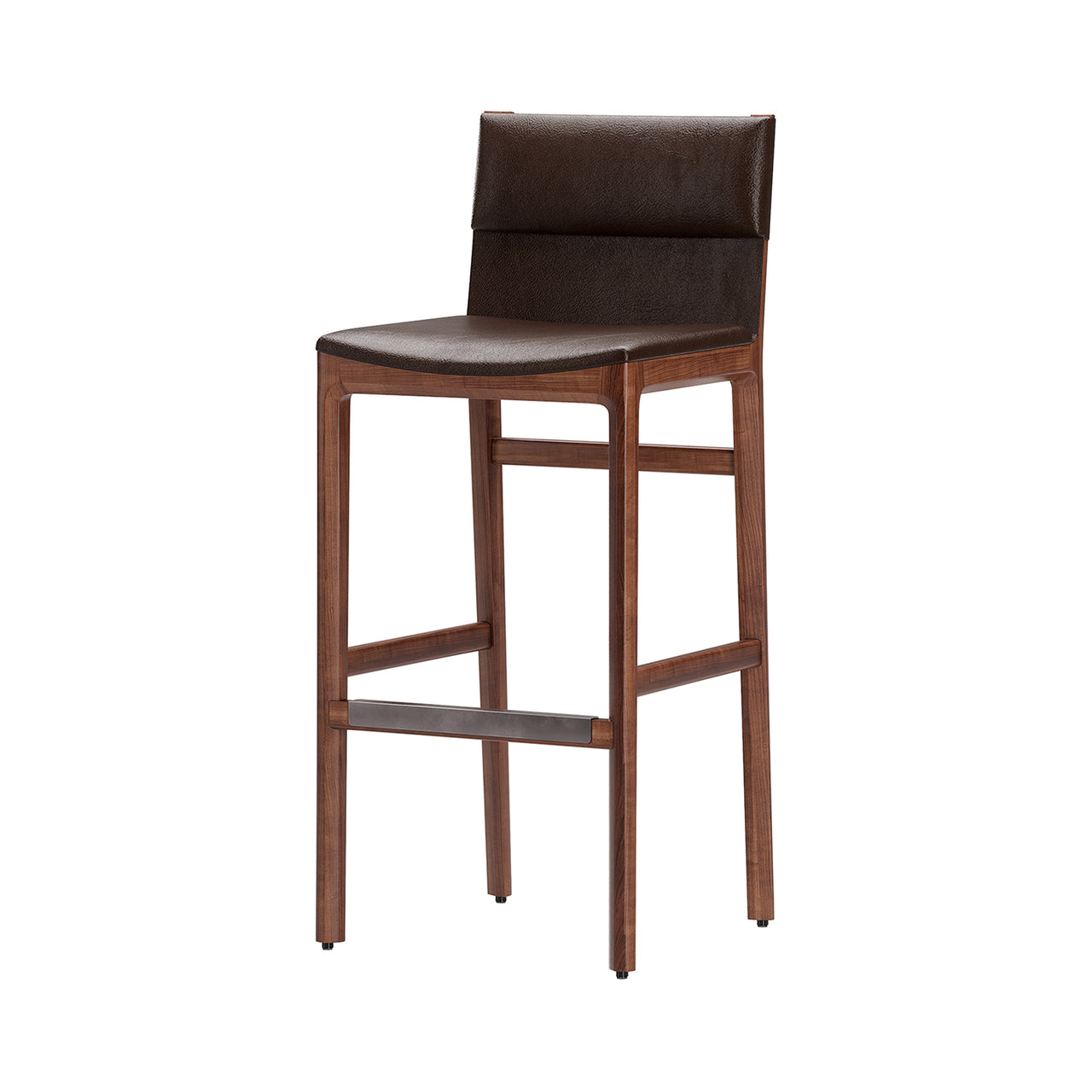 Taylor Bar + Counter Chair: Bar + Natural Walnut