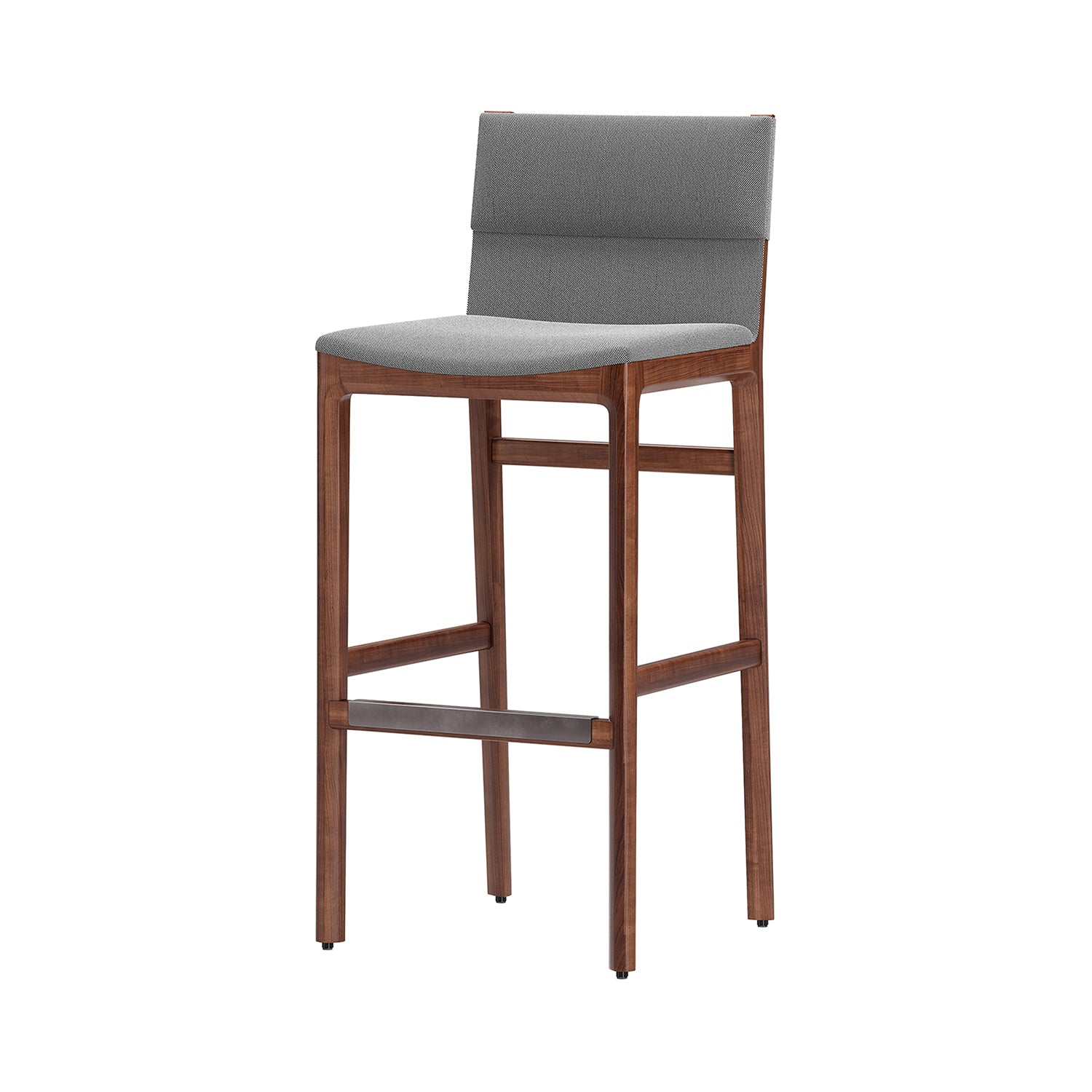 Taylor Bar + Counter Chair: Bar + Natural Walnut