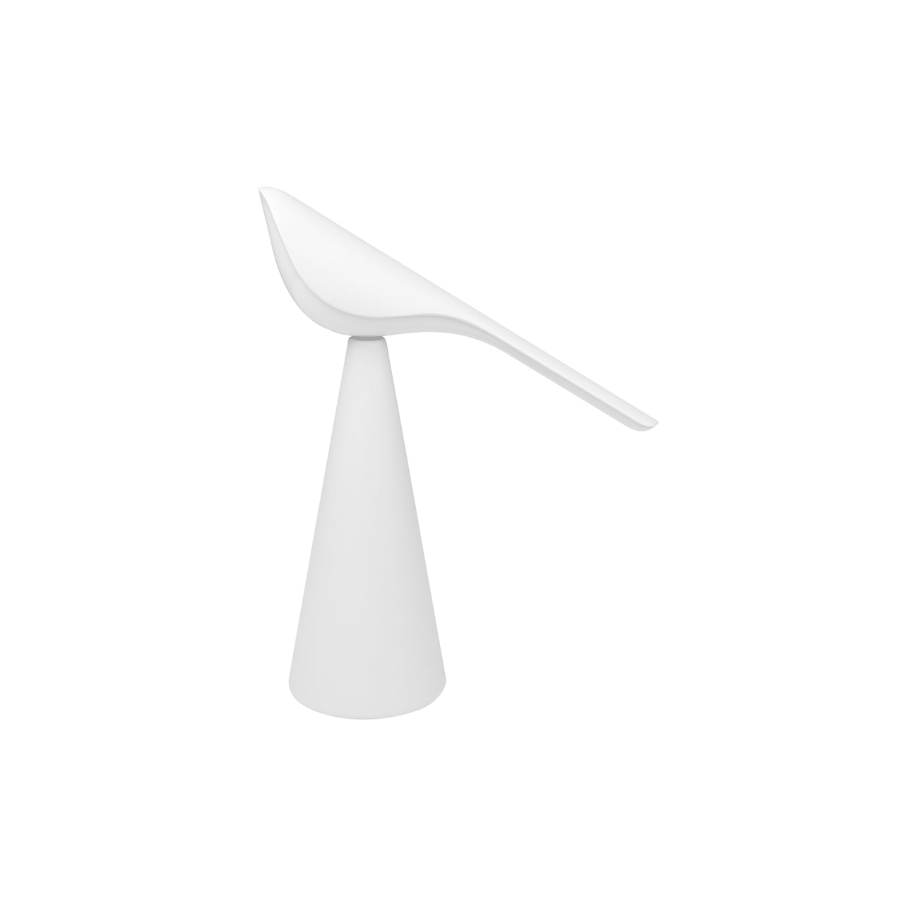 Tiki Table Lamp: White