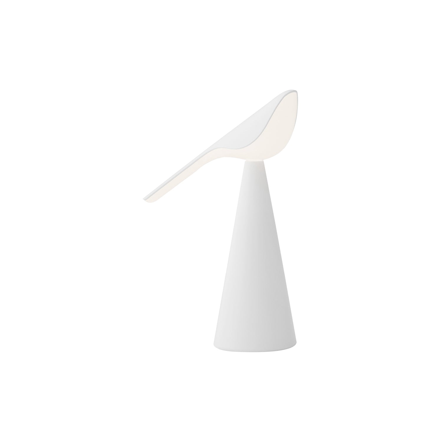 Tiki Table Lamp: White