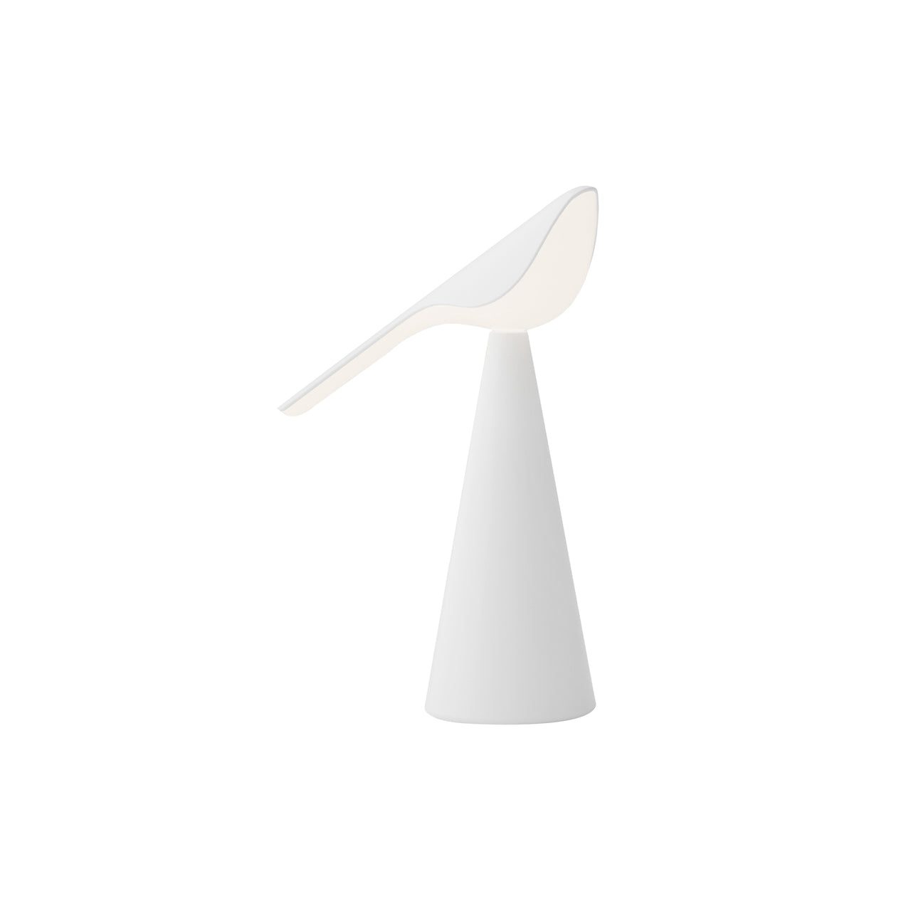 Tiki Table Lamp: White