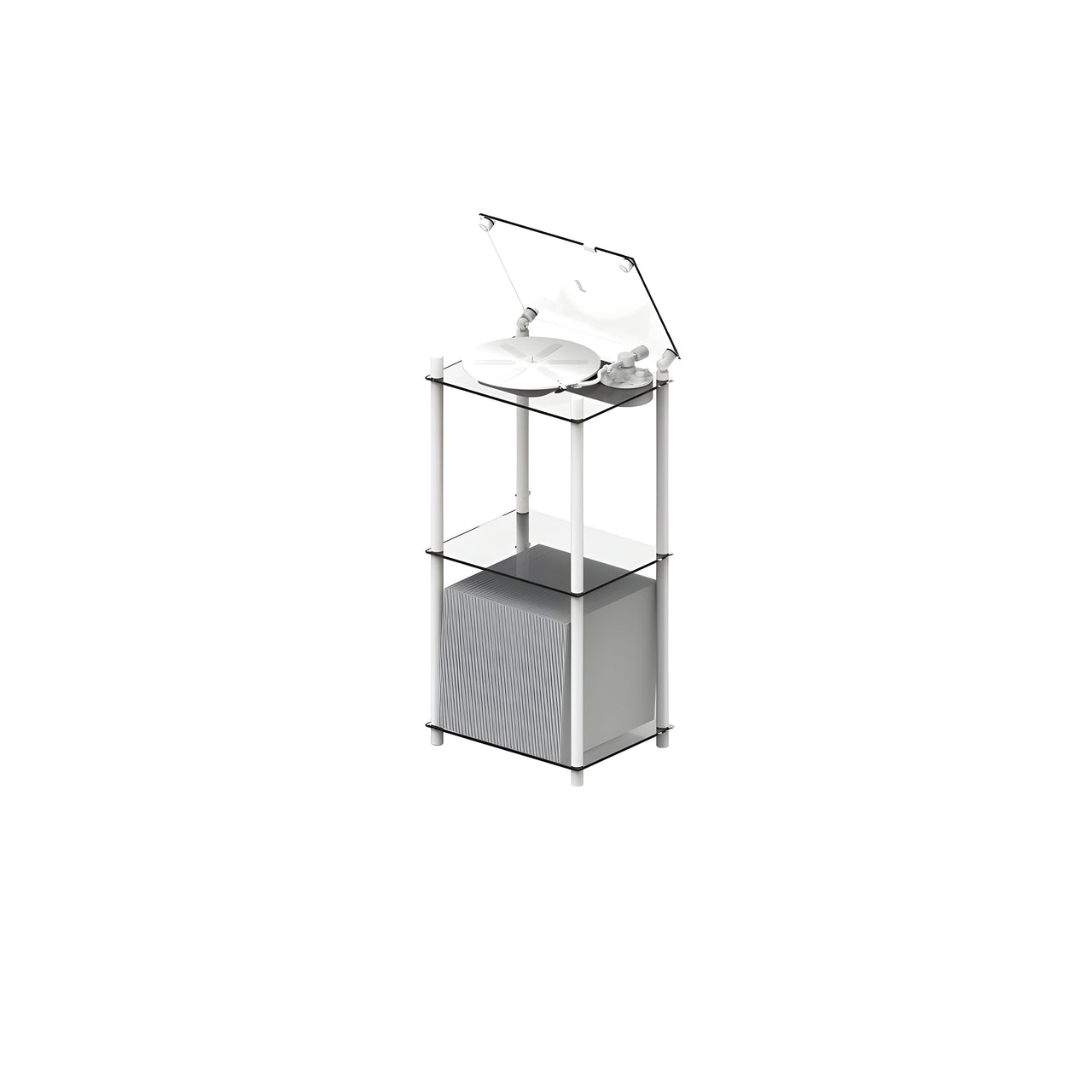Turntable Stand: White