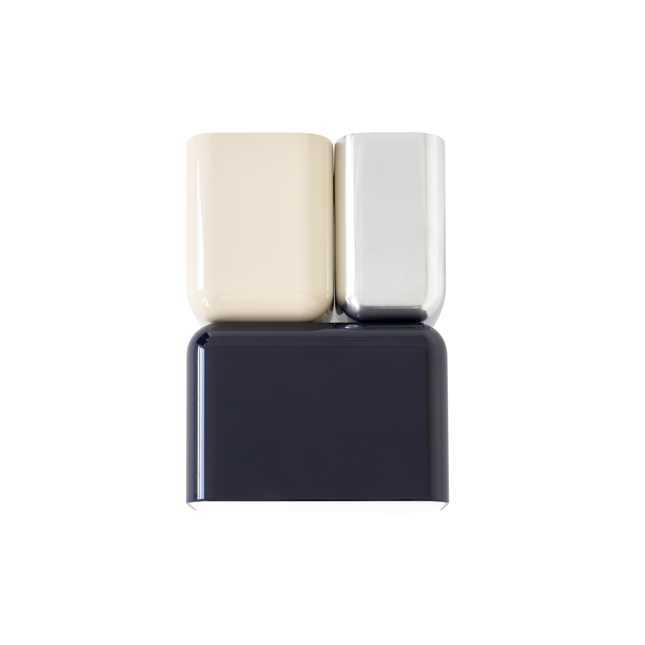 Tabata Wall Lamp LN10: Deep Blue + Ivory