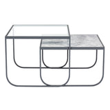 Tati Small Coffee Table: Marble Top