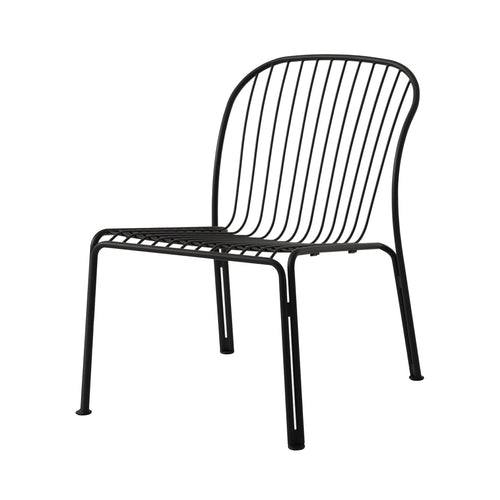 Thorvald SC100 Outdoor Lounge Side Chair: Set of 2 + Warm Black