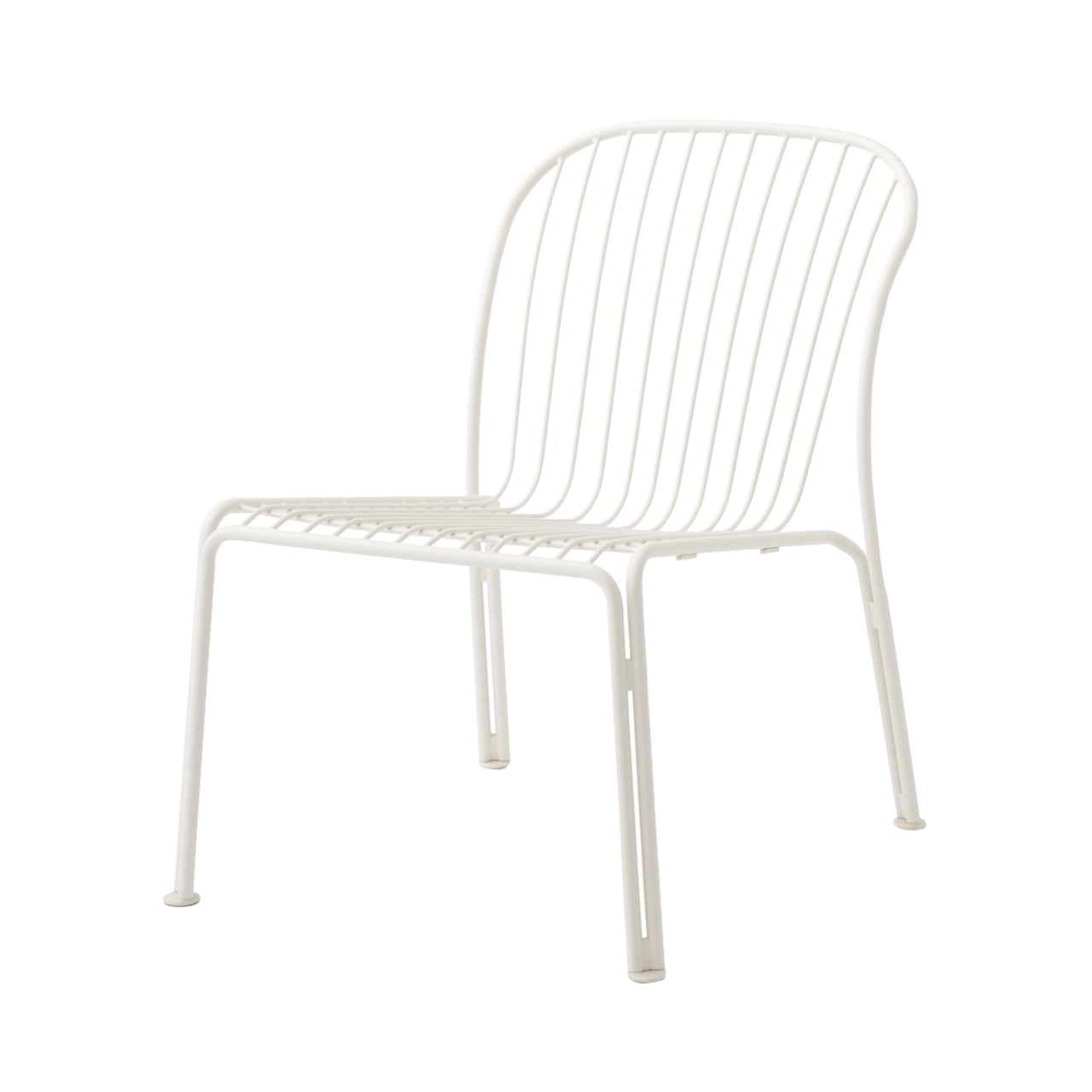 Thorvald SC100 Outdoor Lounge Side Chair: Ivory + Without Cushion