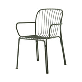 Thorvald SC95 Stacking Outdoor Armchair: Set of 2 + Bronze Green
