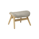 A Conversation Piece Ottoman: Oak + White Sands