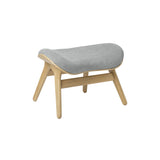A Conversation Piece Ottoman: Oak + Sterling