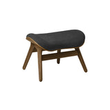 A Conversation Piece Ottoman: Dark Oak + Shadow Grey