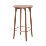 Utility Cafe Bar + Counter Table: Natural Walnut