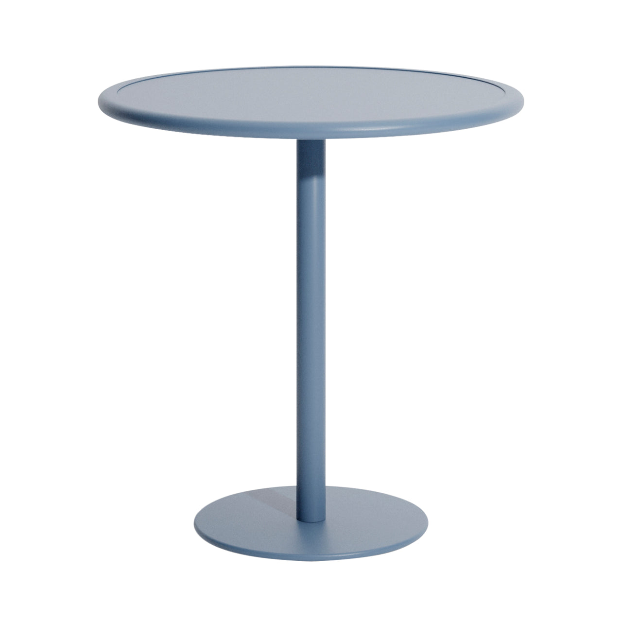 Week-End Bistro Table: Round + Pigeon Blue