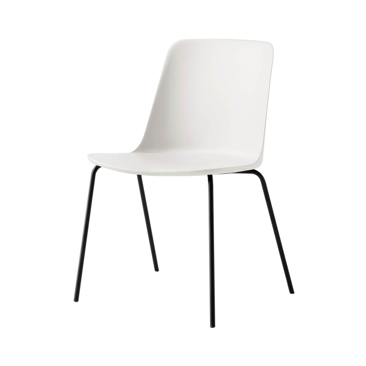 Rely Stacking Chair HW65: White
