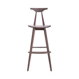 Wohlert Bar Chair: Soaped Walnut