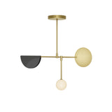 Phase. 01 Chandelier: Brushed Brass