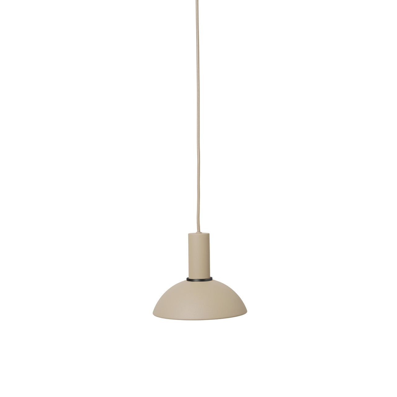 Collect Lighting: Cashmere + Low + Hoop + Black Brass