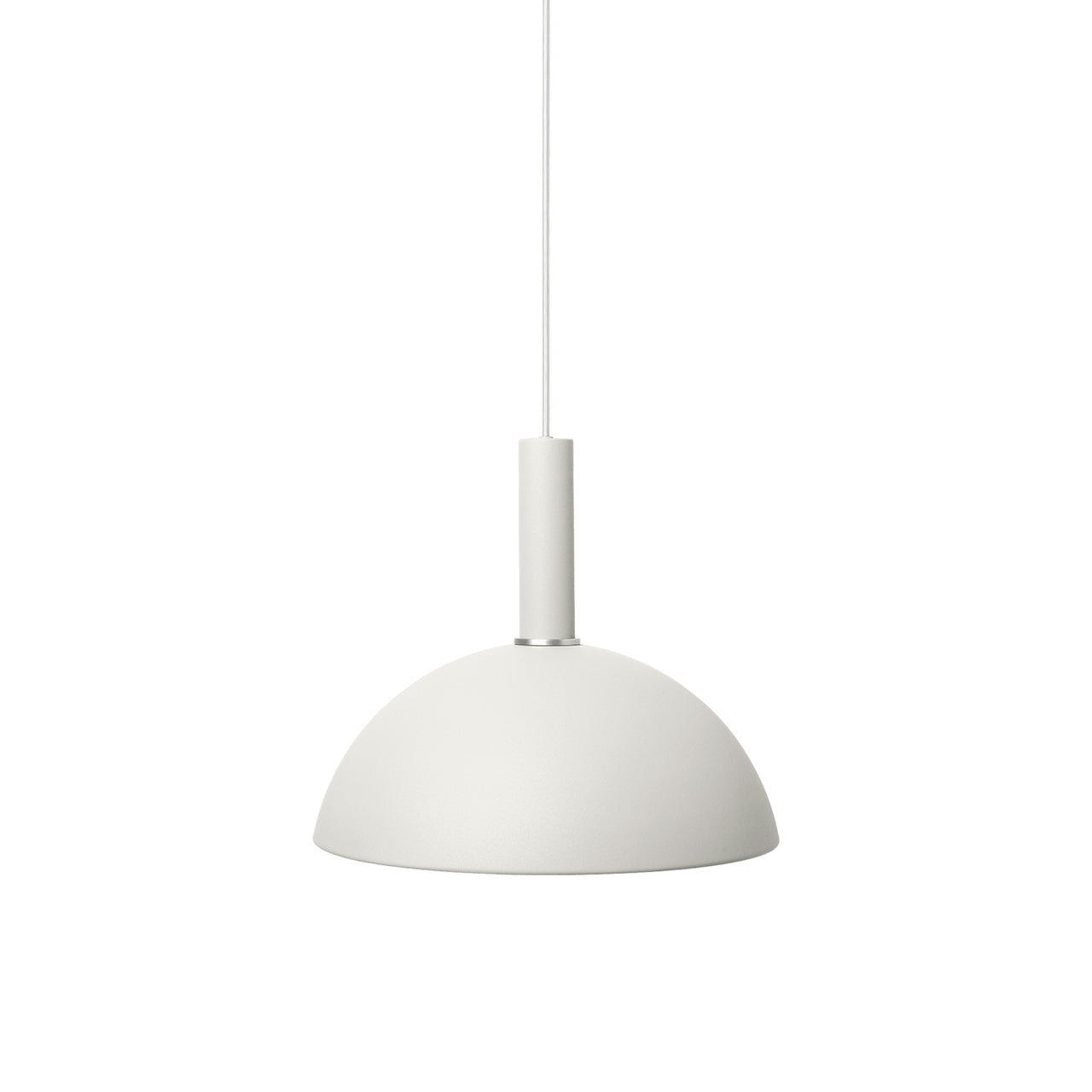 Collect Lighting: White + High + Dome + Chrome