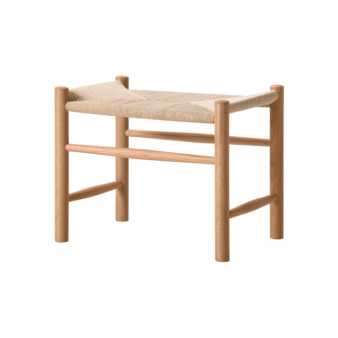 Wegner J16 Stool: Natural + Oiled Oak
