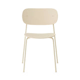 Co Outdoor Dining Chair: Quick Ship + Without Armrest + Ivory