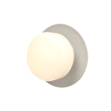 Pastille IP65 Wall Lamp: Disc + Droplet + Silk Grey