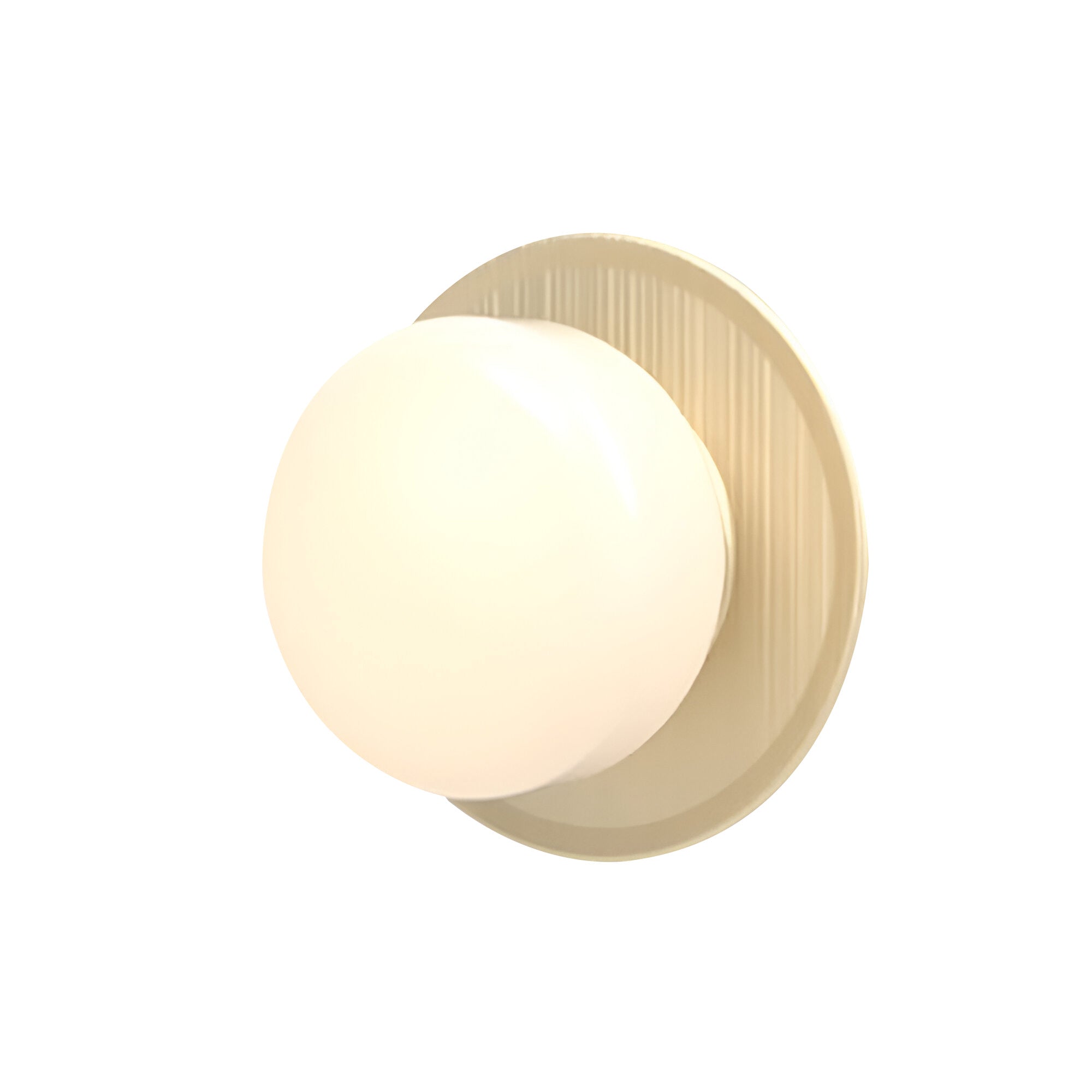 Pastille Wall Lamp: Disc + Droplet + Satin Brass