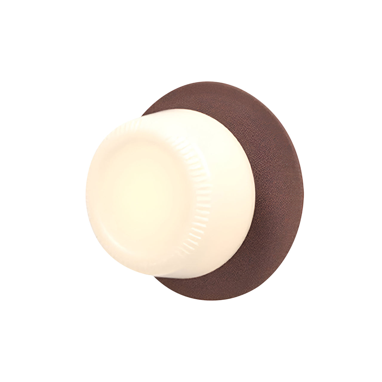 Pastille IP65 Wall Lamp: Disc + Ribbed + Breccia