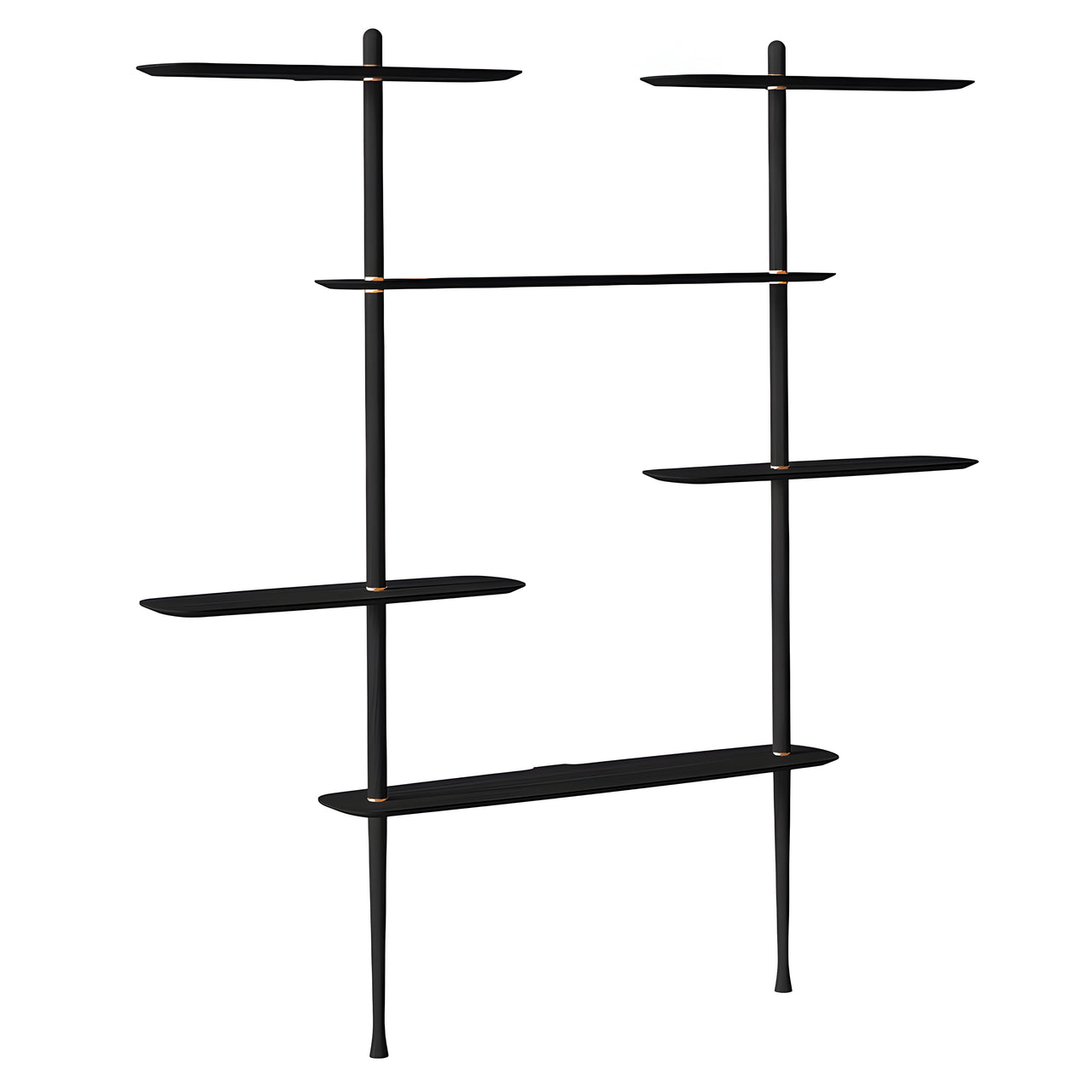 Axis 2 Shelving System: Black Ash