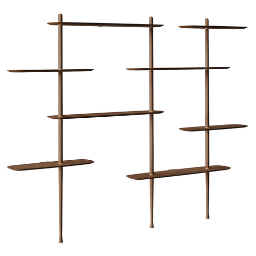 Axis 3 Shelving System: Walnut