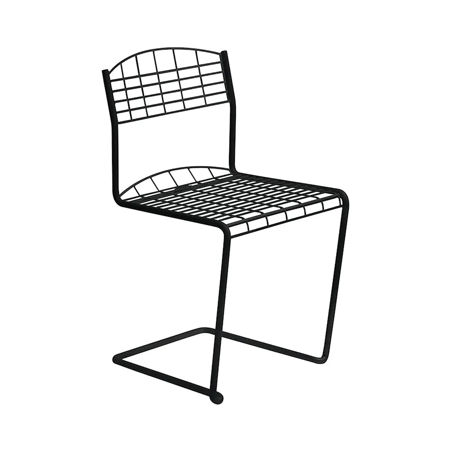 High Tech Chair: Black + Without Cushion