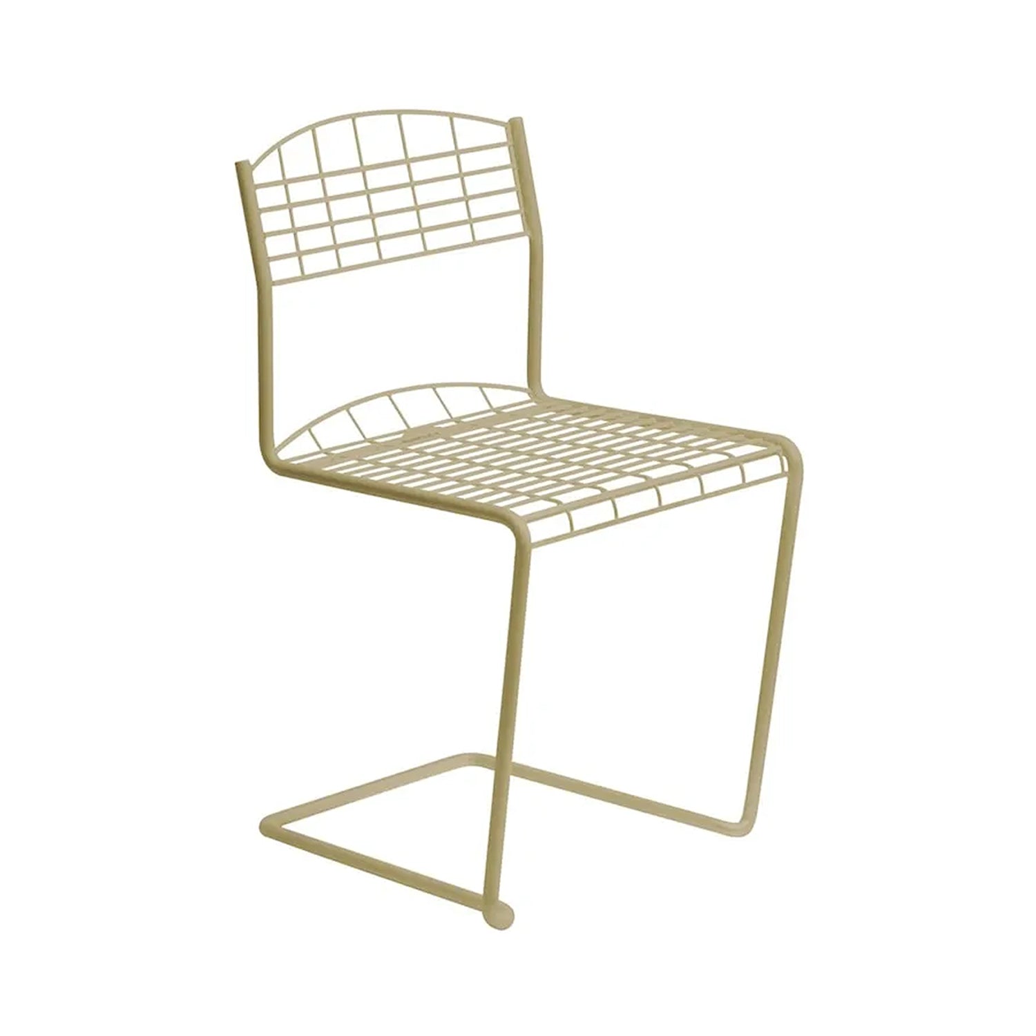High Tech Chair: Ivory + Without Cushion
