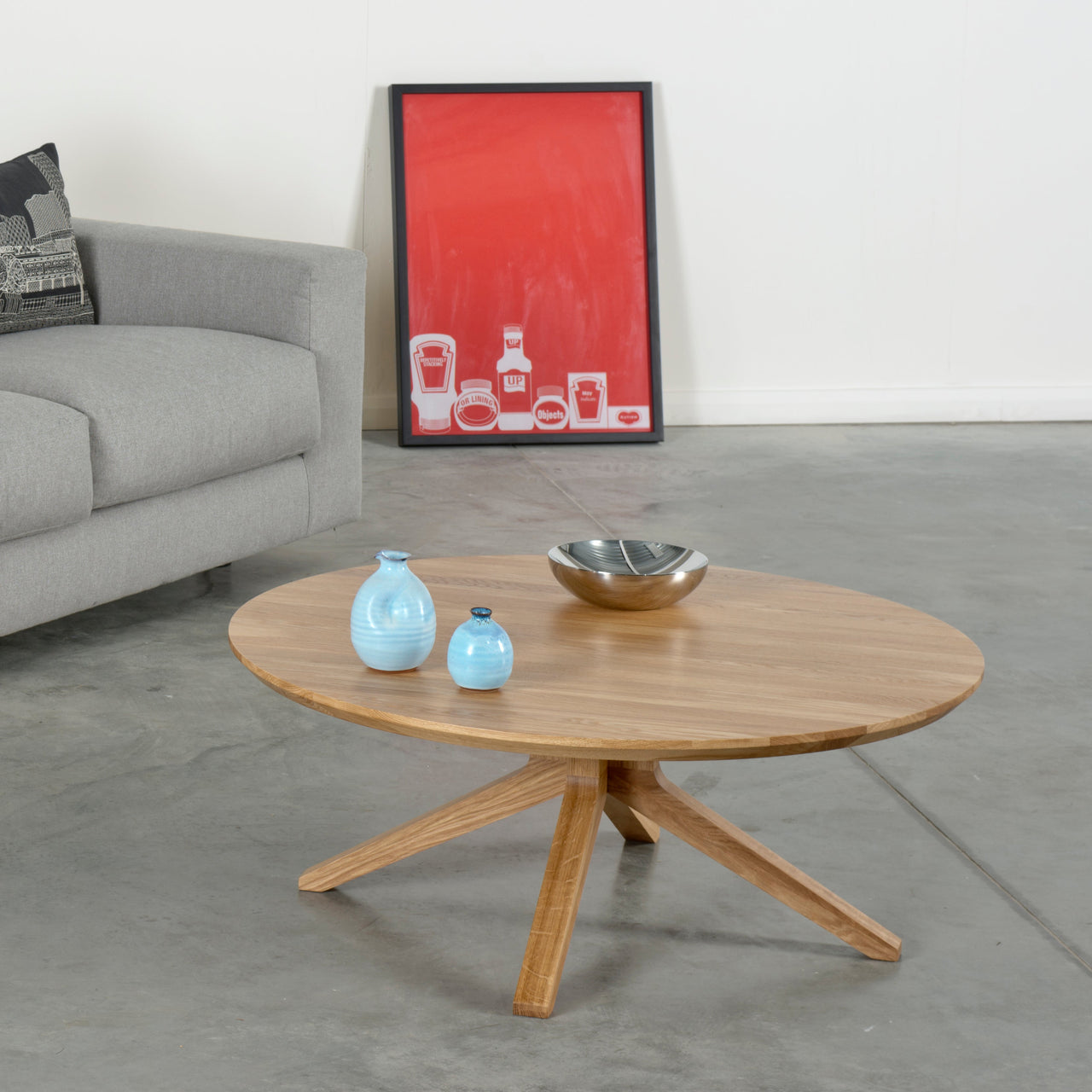 Cross Round Coffee Table