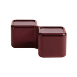 Rectangular High Module Coffee Table: Red